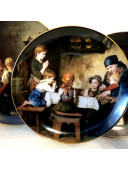 Коллекция настенных фарфоровых тарелок Германия 20 век
