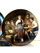 Коллекция настенных фарфоровых тарелок Германия 20 век