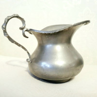 Антикварная оловянная ваза
