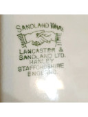 Антикварная фарфоровая шкатулка с набором блюдец Sandland Ware Lancaster & Ltd. Hanley Stafforoshire England