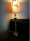 Оловянная настольная   лампа / светильник Германия