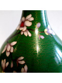 Антикварная ваза,  Cloisonne / Клаузоне / Латунь / Эмаль