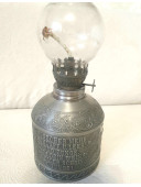Оловянная настольная   керосиновая лампа / светильник