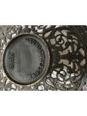 Касли тарелка ажурная декор чугун под бронзу