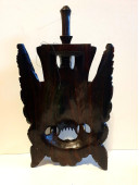 Антикварная интерьерная маска сандаловое дерево Баронг