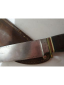 Старый, коллекционный охотничий нож в кожаном чехле Solingen Германия