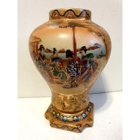 Коллекционная китайская Фарфоровая ваза Satsuma