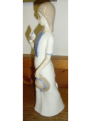 Фарфоровая статуэтка Девушка с птичкой Испания REX