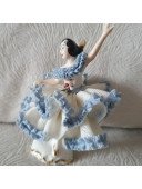 Статуэтка Балерина дрэзденсий кружевной фарфор