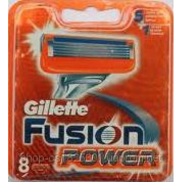 Сменные кассеты для бритья Gillette Fusion Power (8шт./уп.)