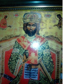 Фарфоровая икона Христос Первосвященник Heinrich Германия