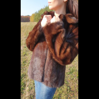 Полушубок норковый mink