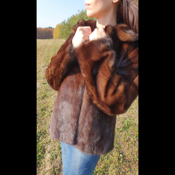 Полушубок норковый mink