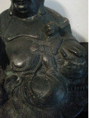 Антикварная медная статуэтка Будда