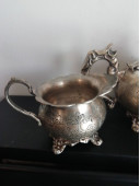Английская посеребряная чайная посуда 19 век
