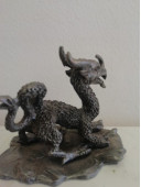 Коллекционная оловянная статуэтка Дракон 3